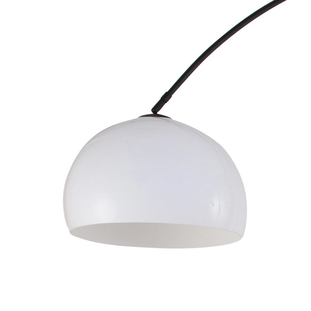Arc lamp Stresa black with white lampshade Steinhauer 8712746106640