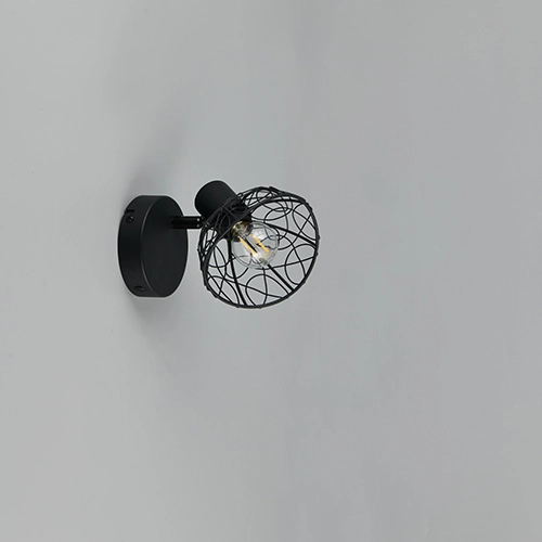 Ceiling lamp Yako Single Black Trio 4017807670912