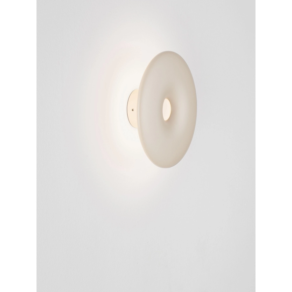 Unique wall lamp Splash round sand brown