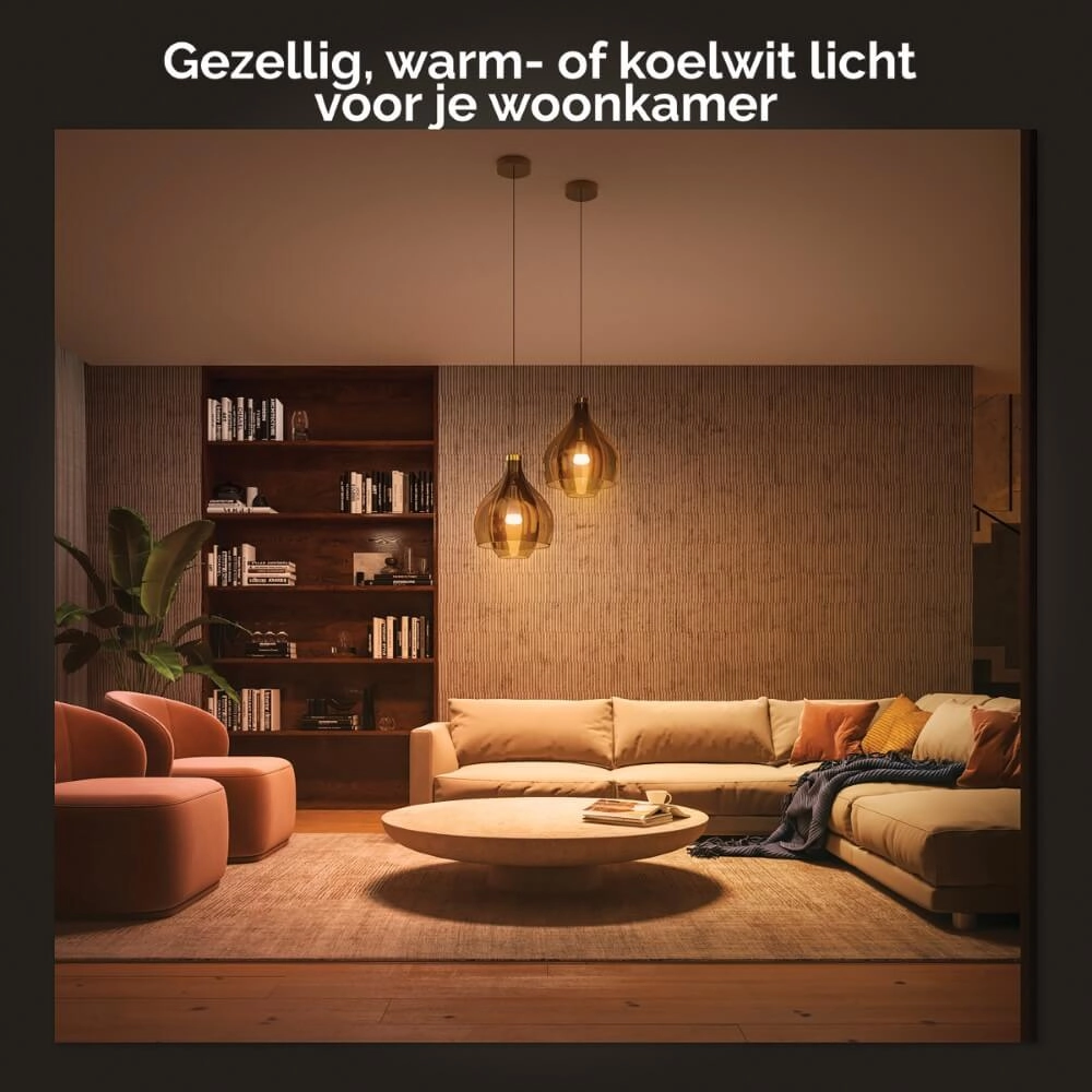 Hue Starterpack - E27 - 11W - White Ambiance Philips 8719514291232