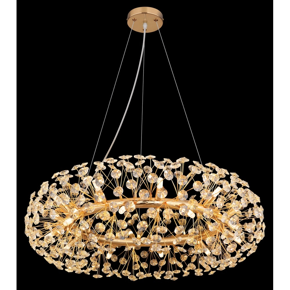 Pendant lamp Katrina gold Ø 80cm Globo 9007371475315