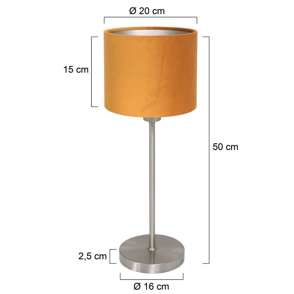 Table lamp Noor with golden cap Steinhauer 8712746182071