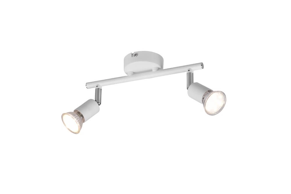Ceiling spotlight Paris 2-light white Trio 4017807505023