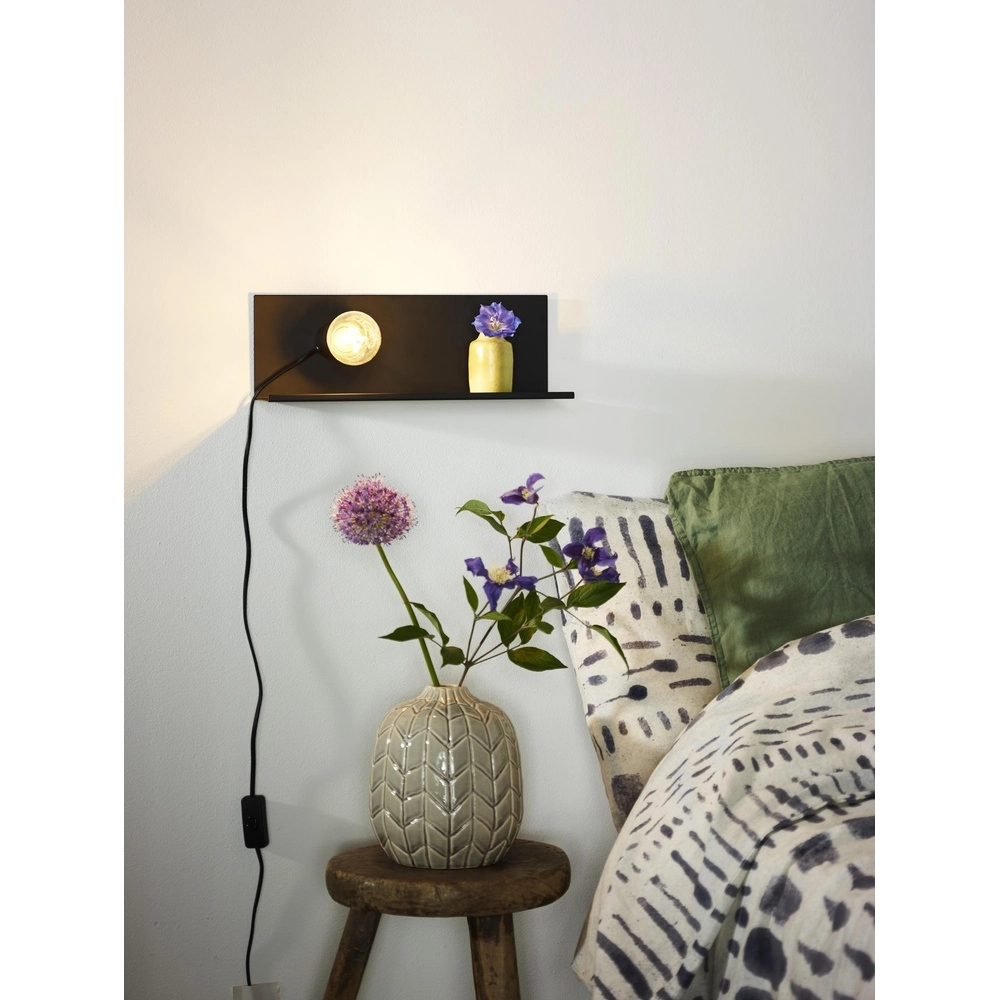 Bedside lamp Sebo Black Lucide 5411212061287