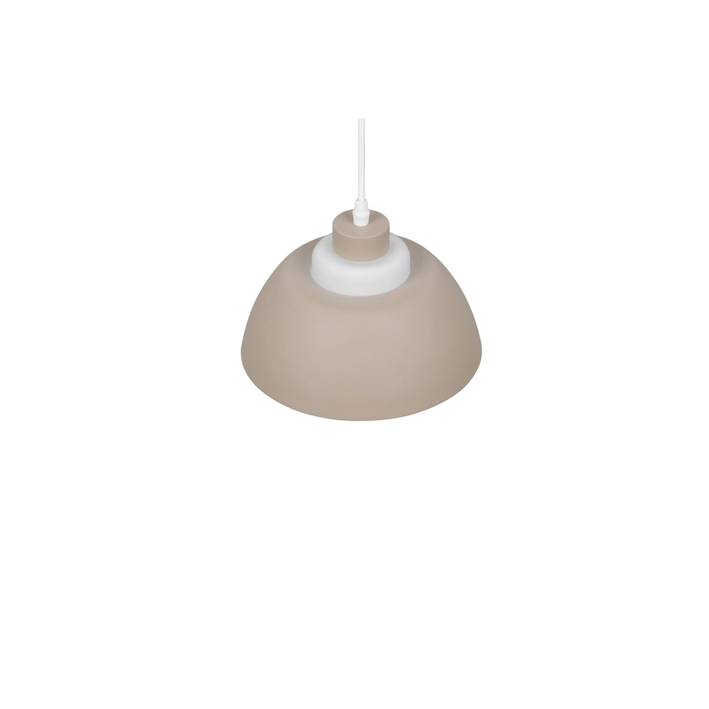 Design pendant lamp Tilos sand brown Ø 23cm Trio 4017807690088
