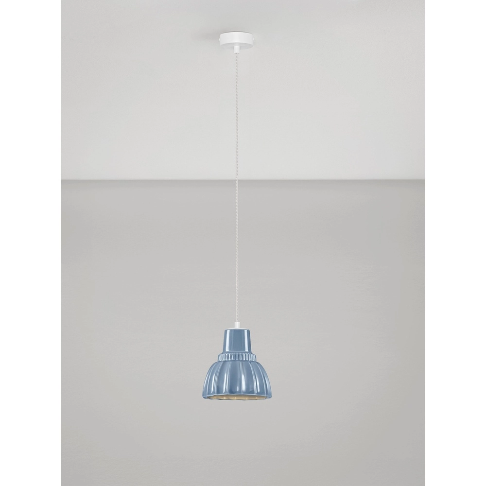Pendant lamp Picco white with blue Lyora 5212017495372