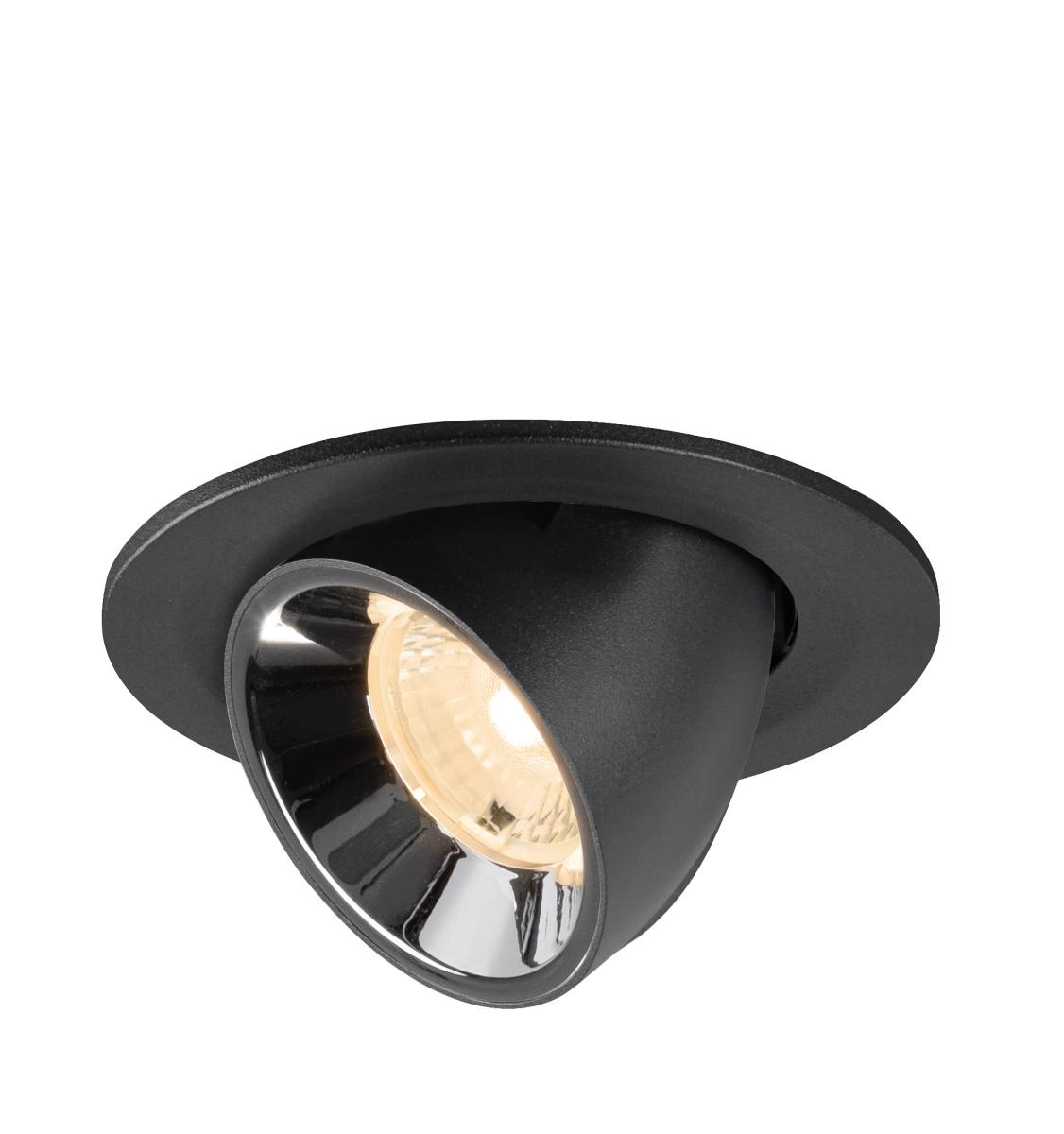 Recessed spotlight Numinos Gimble S black/chrome 2700K - 40deg