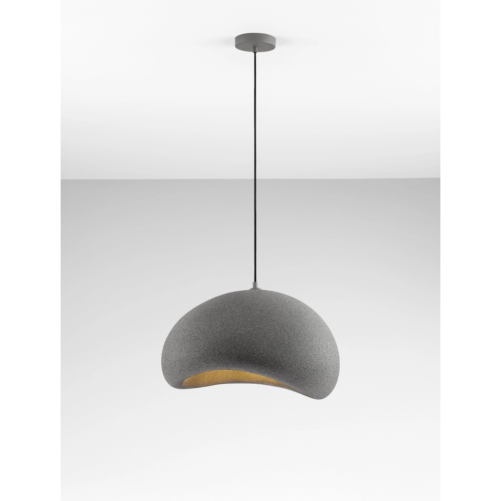 Natural pendant lamp Aere grey 50cm Lyora 5212017476715
