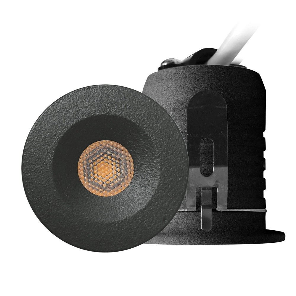 LED Mini recessed spotlight 3W anthracite