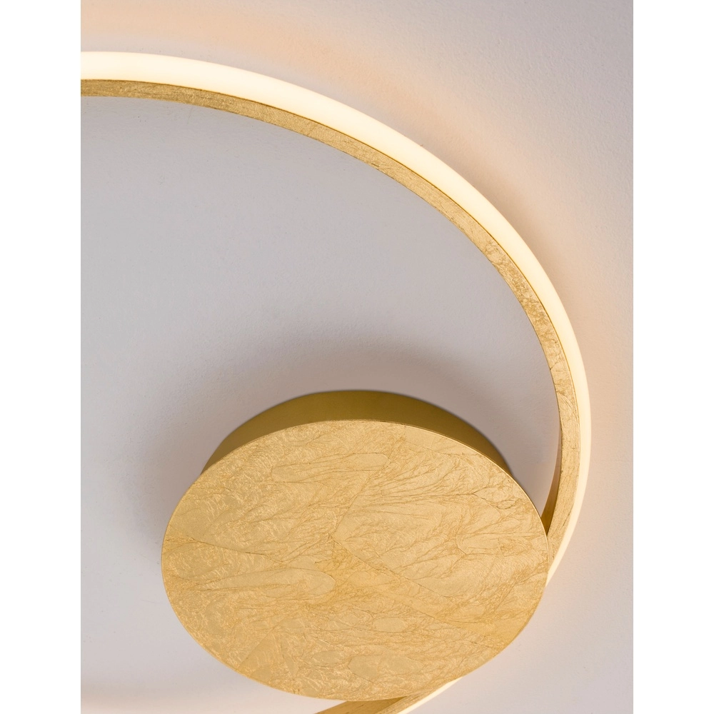 Round ceiling lamp Fuline gold Ø 50cm Lyora 5212017419668