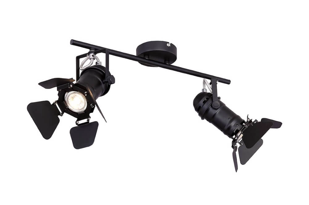 Black ceiling lamp Egon