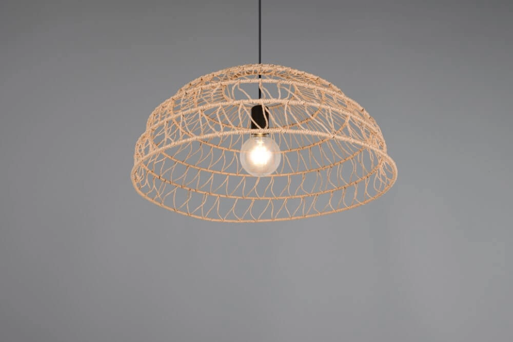 Rattan pendant lamp Paulette Ø 60cm Trio 4017807637533