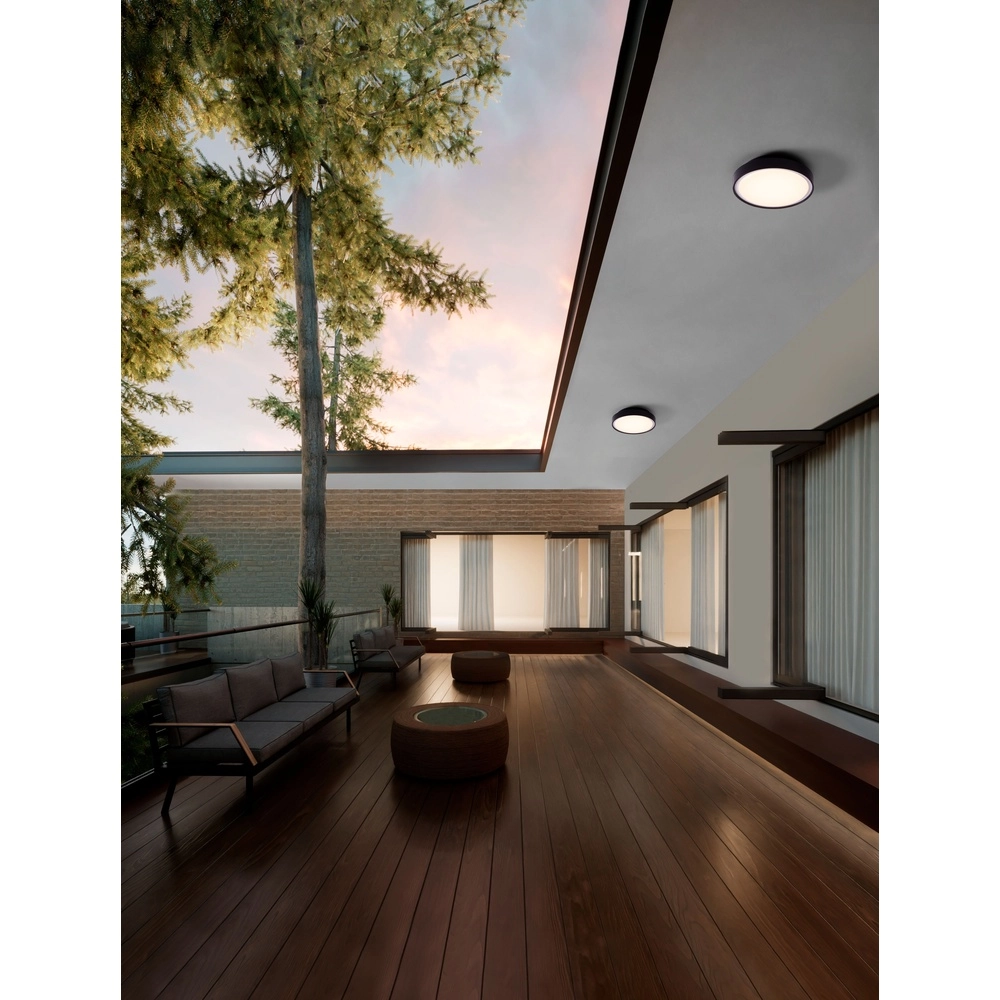 Ceiling lamp Sky Ø 30cm black Lyora 5212017453693