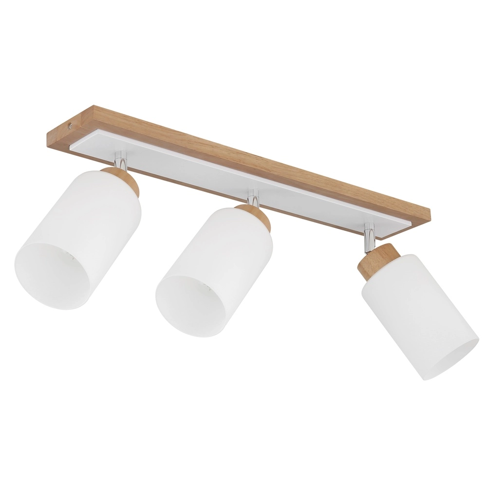 Ceiling lamp Rowena 3-light wood Globo 9007371580361
