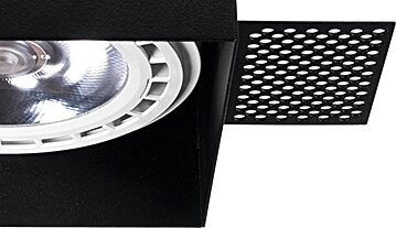 Trimless recessed spot Mod ES111 black Lyora 5903139940498