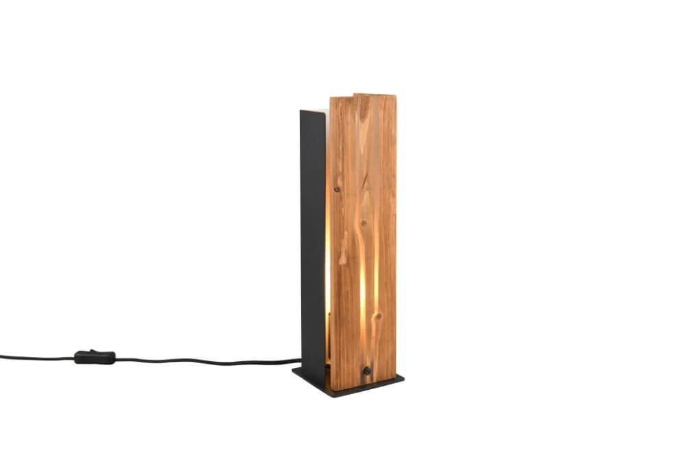 Wooden table lamp Karuni