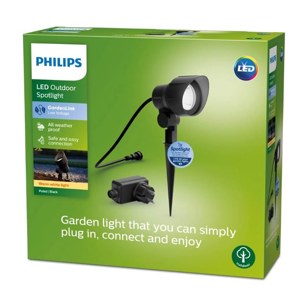 Prick spot Spike anthracite Philips 8719514477216