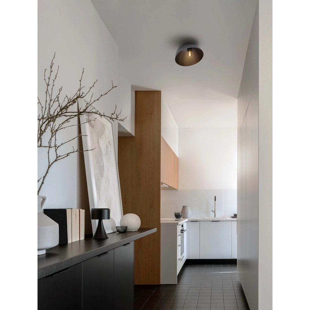 Ceiling lamp Onia black Ø 29cm Lyora 5212017458162