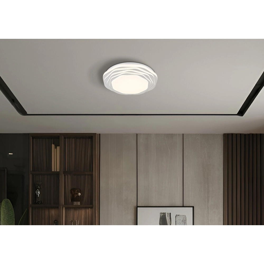 Design ceiling lamp Flordelis white Ø 38cm Globo 9007371507702