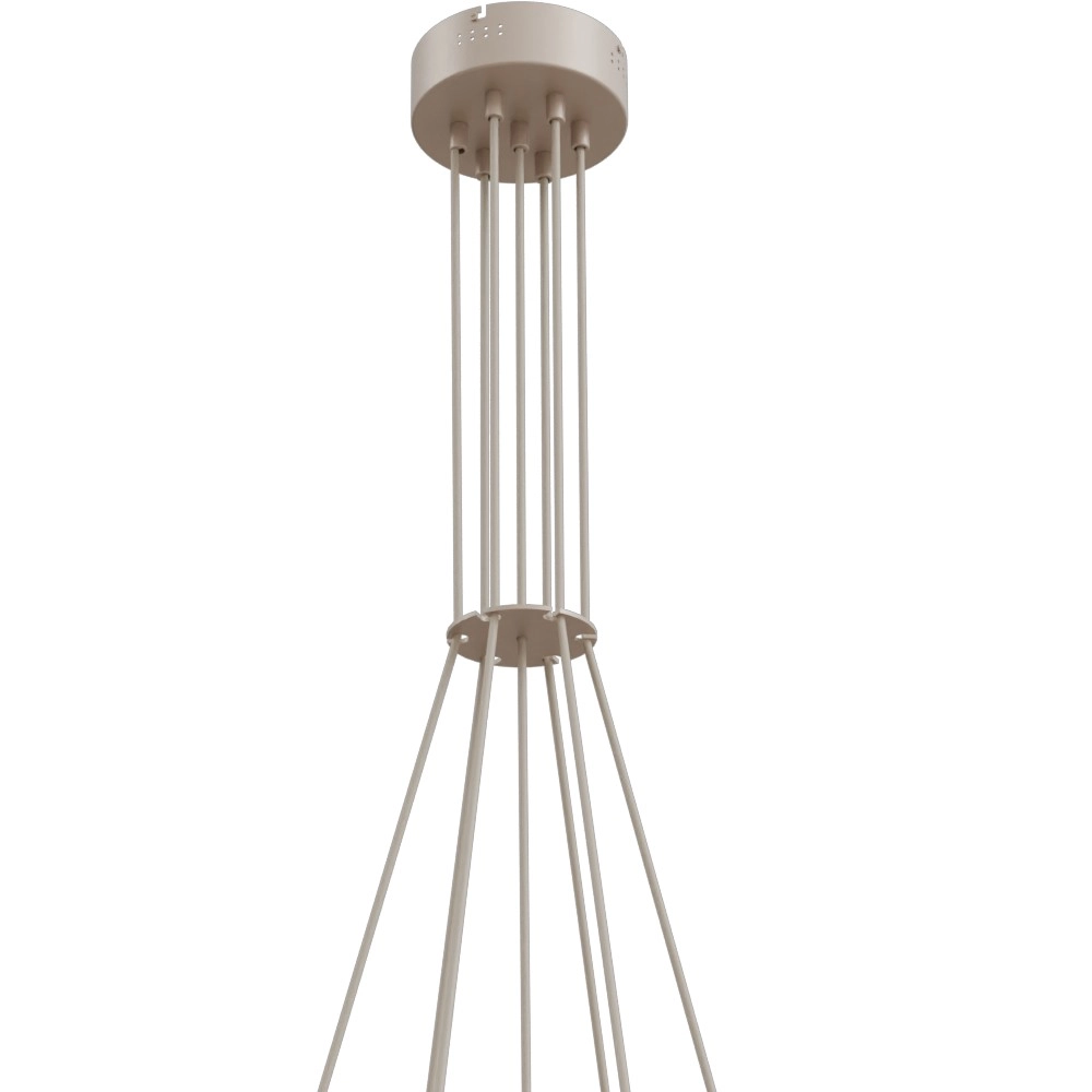 7-light pendant lamp Opera beige terra Masterlight 8718121424378