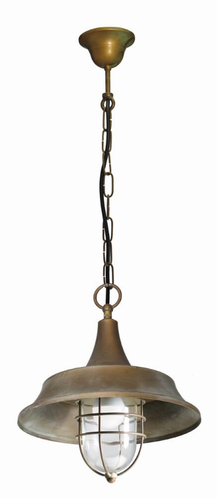 Brass pendant lamp Atelier S - chain