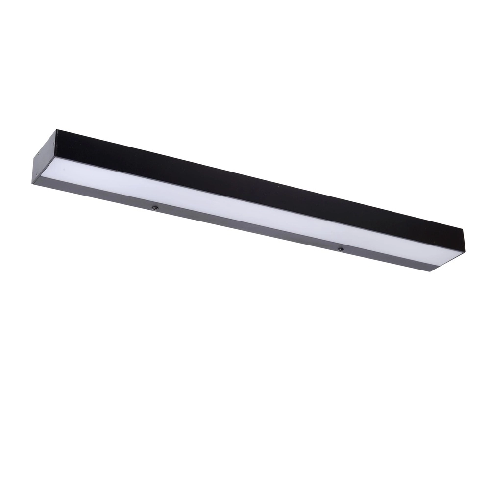 Bathroom wall lamp Alexa 60cm black - IP44 - 8W