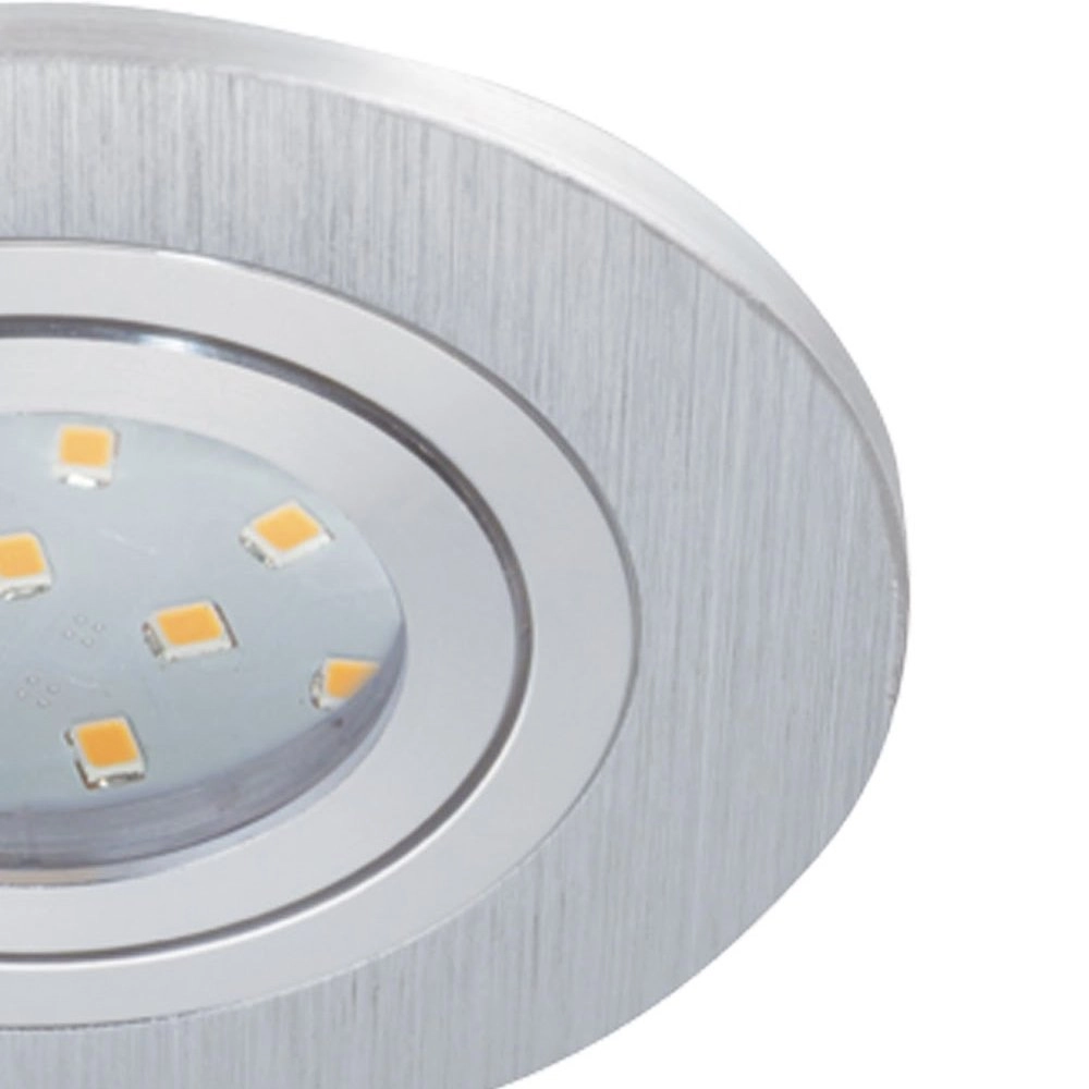 Built-in Spotlight Areitio Round metallic gray Eglo 9002759986384