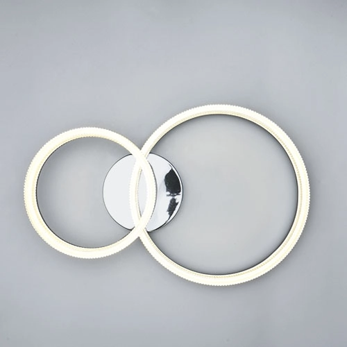 Modern ceiling lamp Mova S chrome Trio 4017807682175