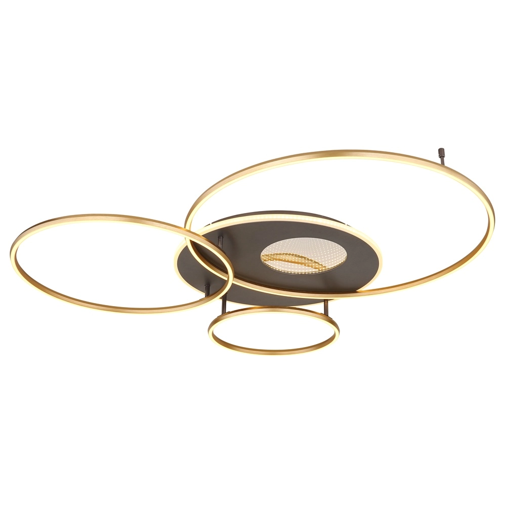 Modern ceiling lamp Invertina gold 126cm Globo 9007371453016