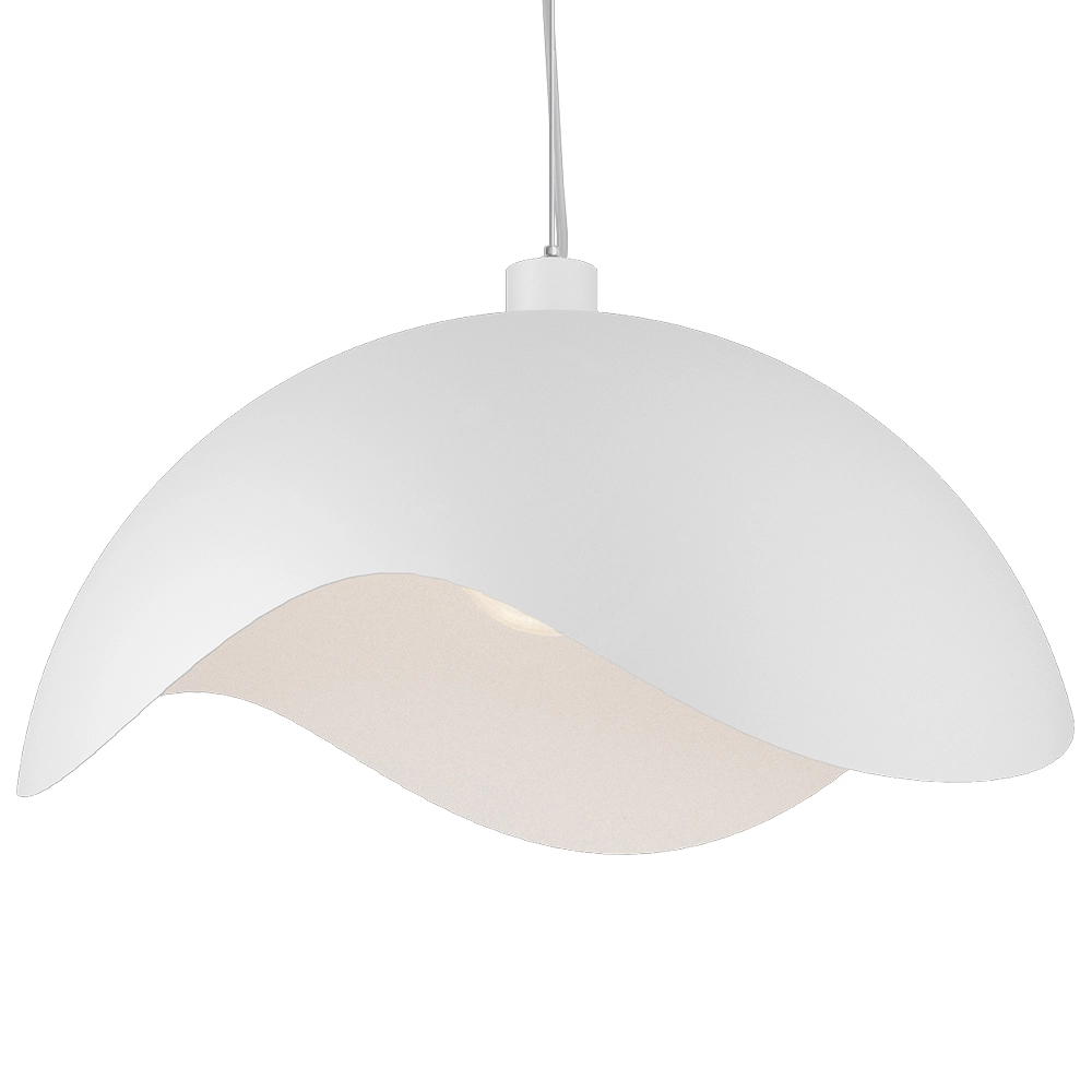 Design pendant lamp Volta Ø60cm - wavy - white Masterlight 8718121191294
