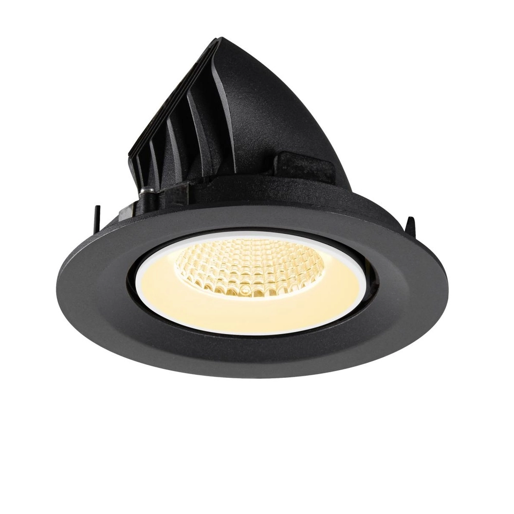 Recessed spotlight Numinos Gimble M black/white 3000K - 40deg SLV 4024163311915