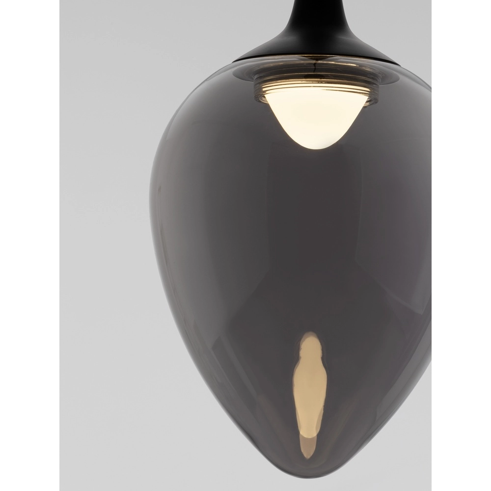 Pendant lamp Nali 1-light smoke glass Lyora 5212017477743