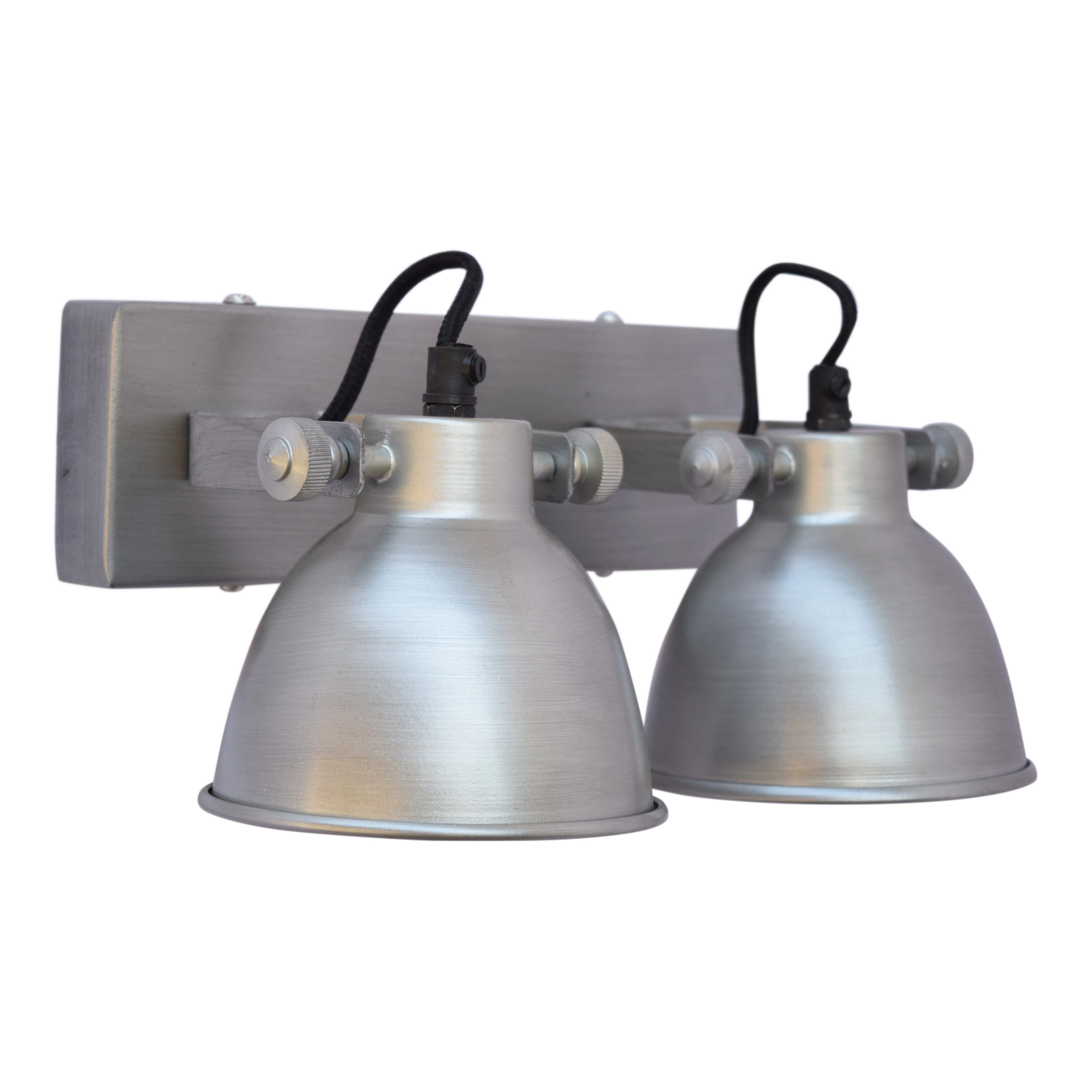 Wall lamp Double Antique zinc
