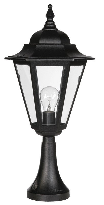 Classic terrace lamp Teccia black
