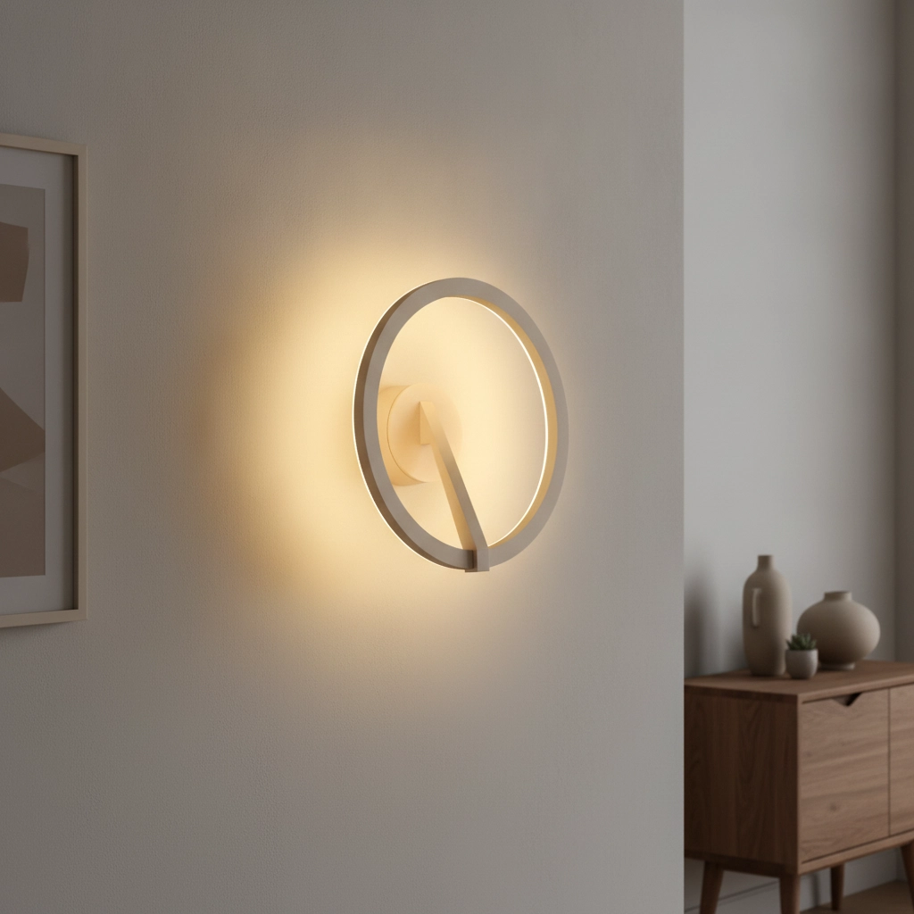 Design wall lamp Oregon Ø 22cm - Champagne