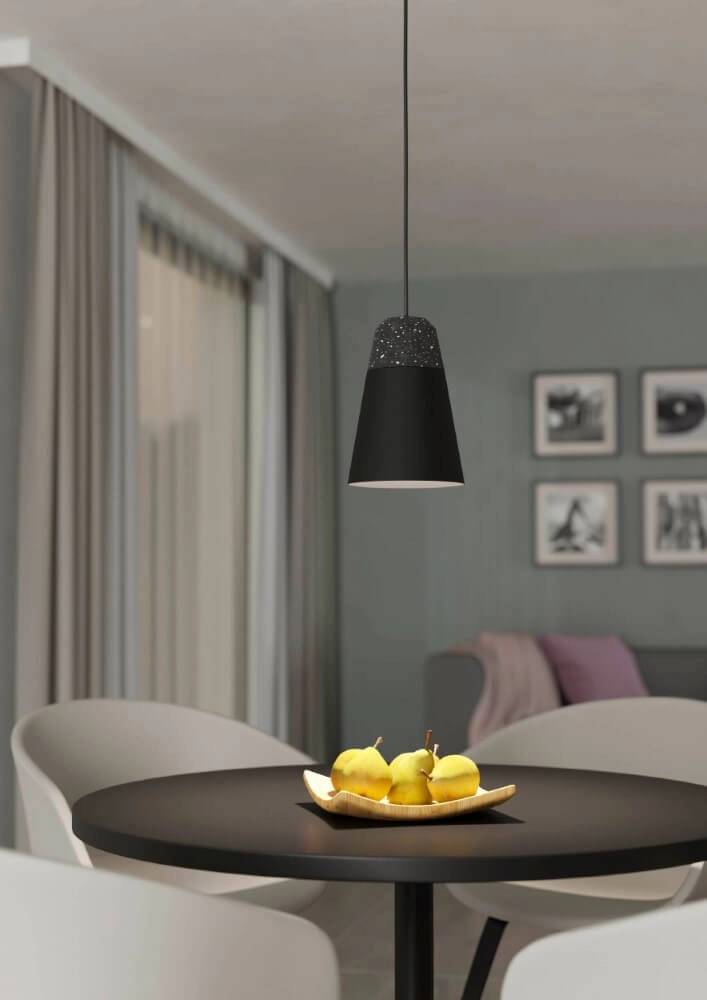 Black hanging lamp Canterras Eglo 9002759995447