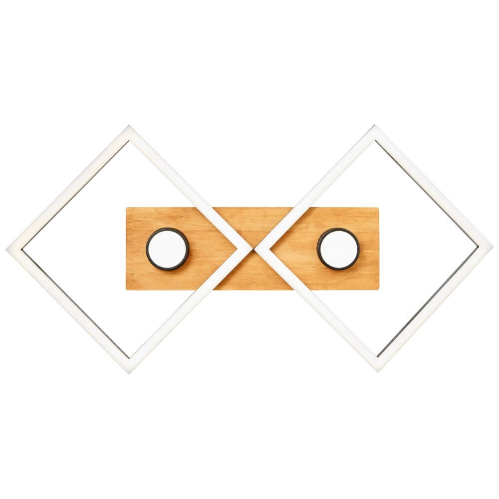 Wooden led ceiling light Woodbridge M Brilliant 4004353409707