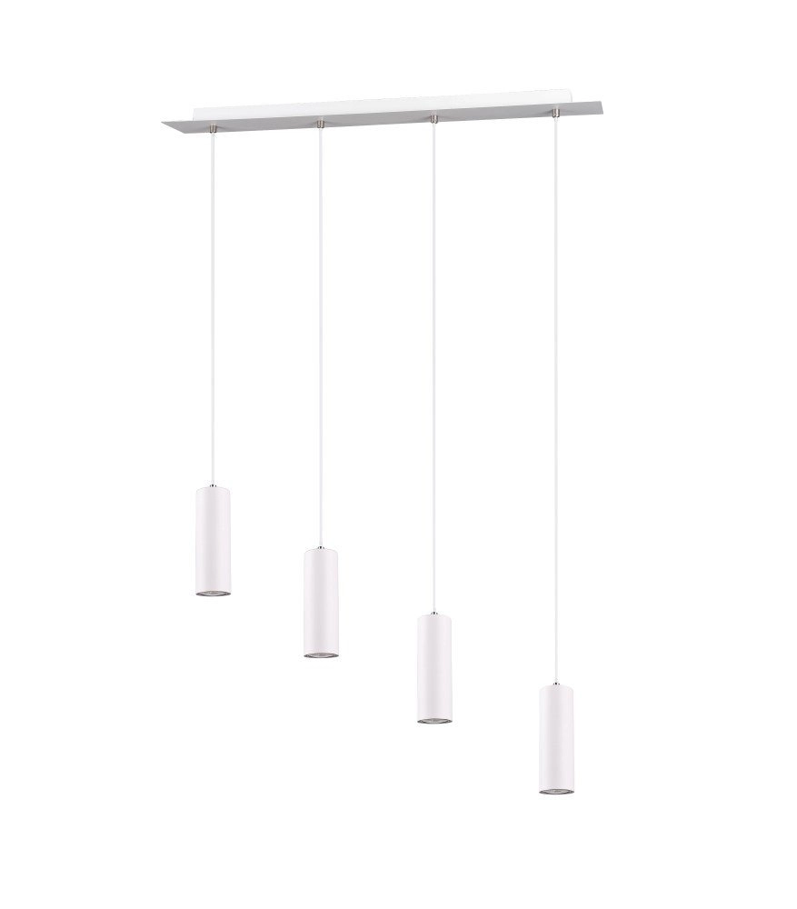 Pendant lamp Marley 4-light white Trio 4017807408751