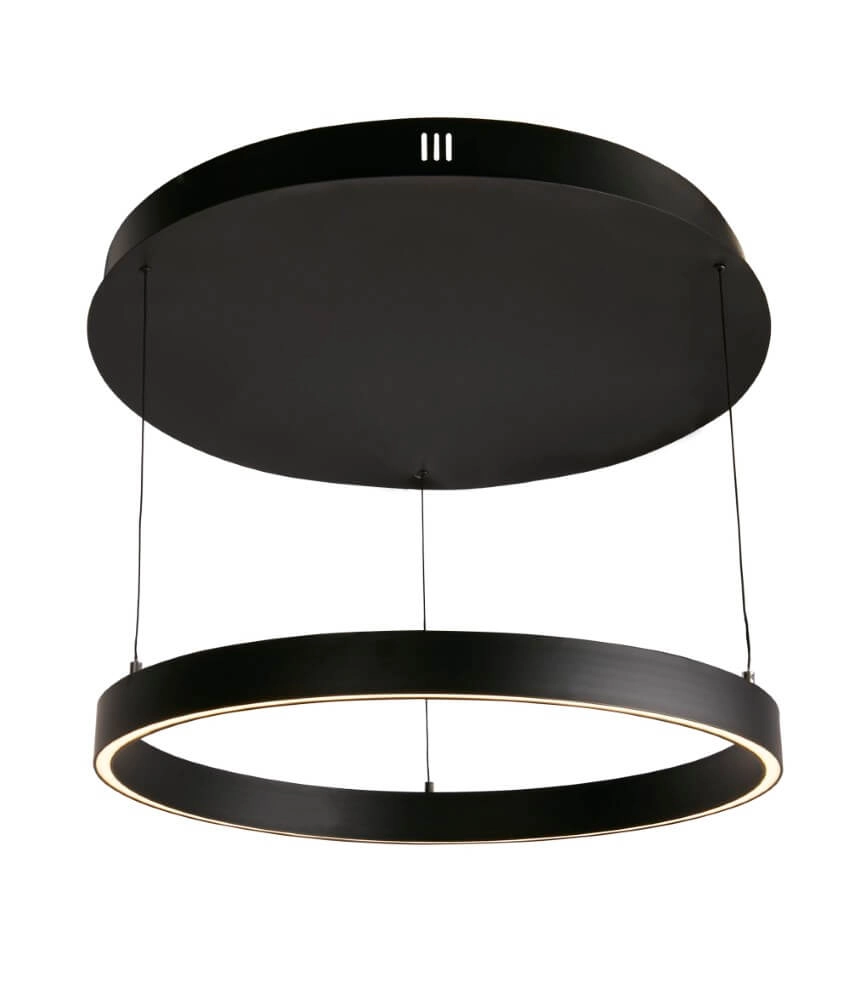Pendant lamp Layla black Ø 64cm Searchlight 5053423255736