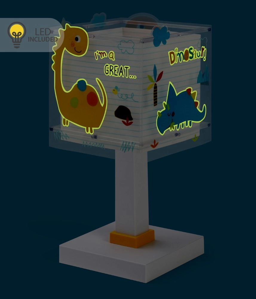 Table lamp Dinos yellow Dalber 8420406001814