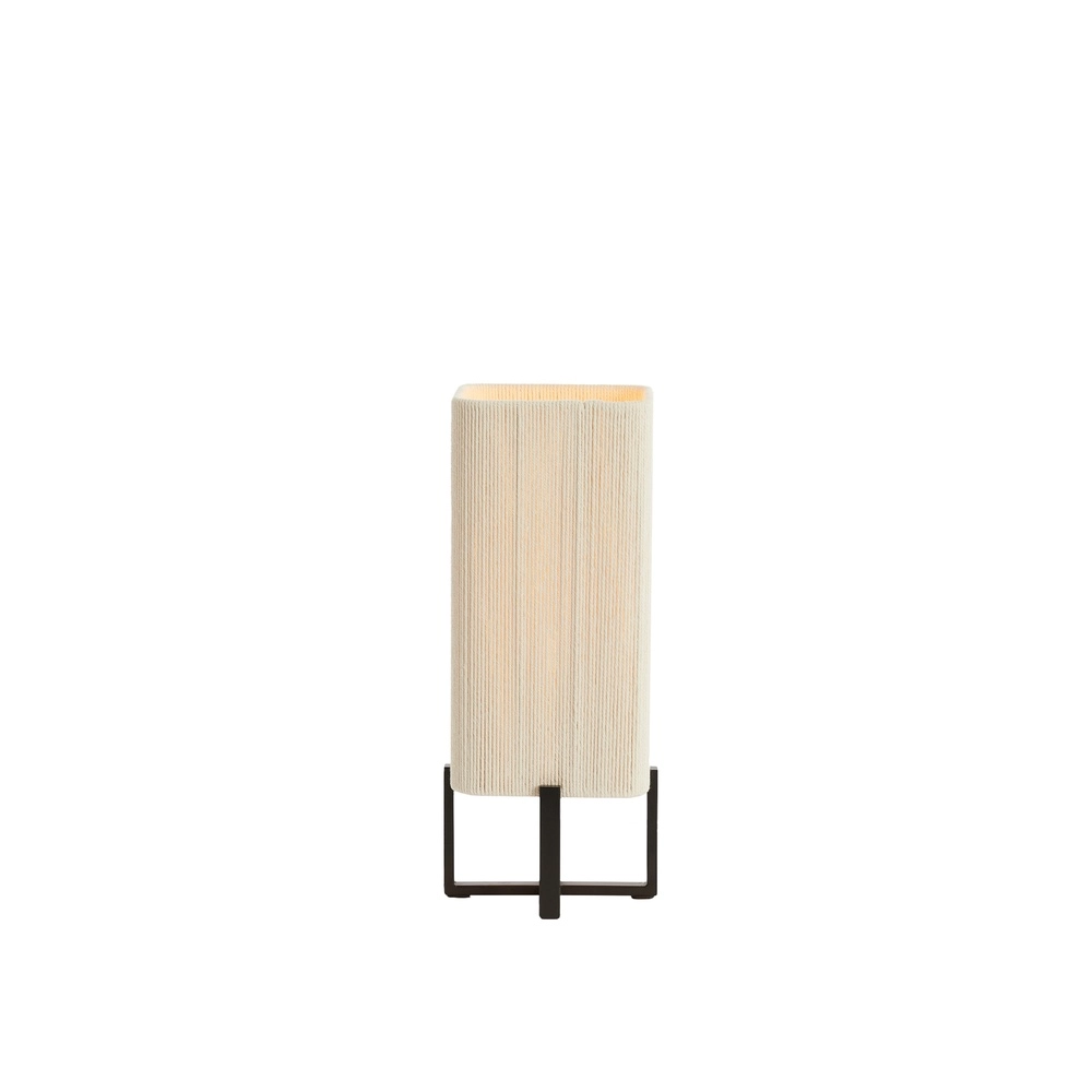 Table lamp Wyn 39cm - cream rope with black Light & Living 8717807792527