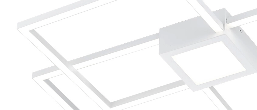 White ceiling lamp Hydra with led Trio 4017807524949