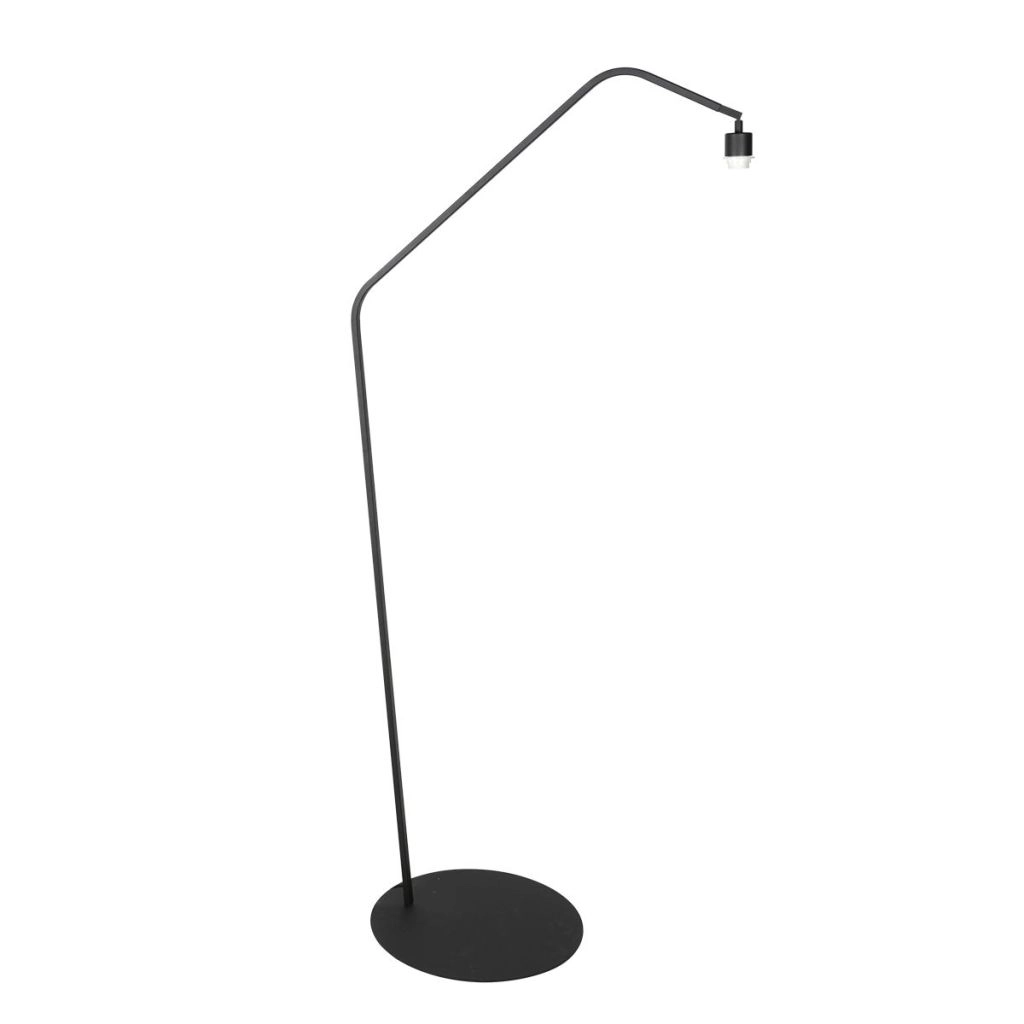 Black floor lamp Zig-Zag with cork cap Ø50cm Steinhauer 8712746180428