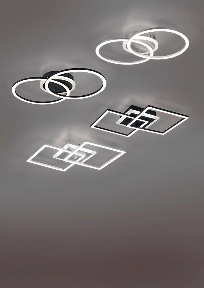 Black ceiling lamp Venida Trio 4017807445053