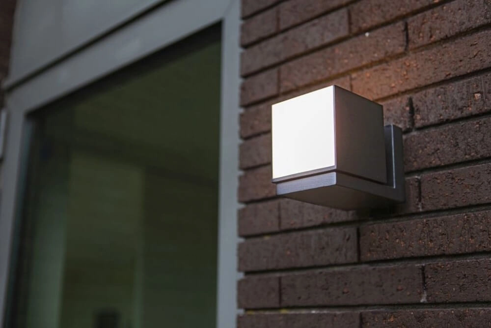 Square wall lamp Cuba anthracite design Lutec 6939412012452