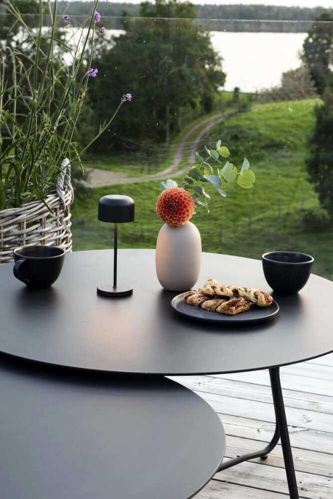Rechargeable table lamp Lille mini black KonstSmide 7318307835755
