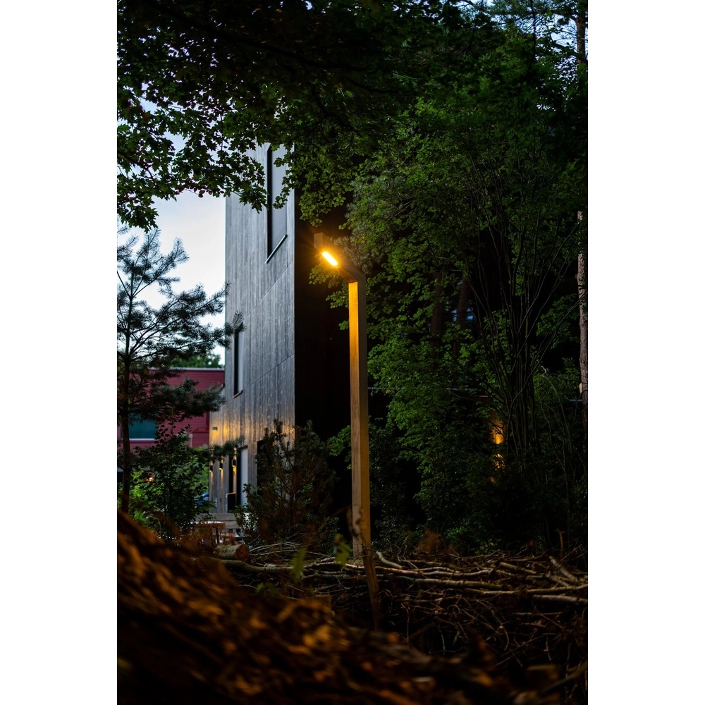 Wooden street lamp Strato Rustic chestnut - 4M - PH08 - 3000K Timberlab 8716803514546