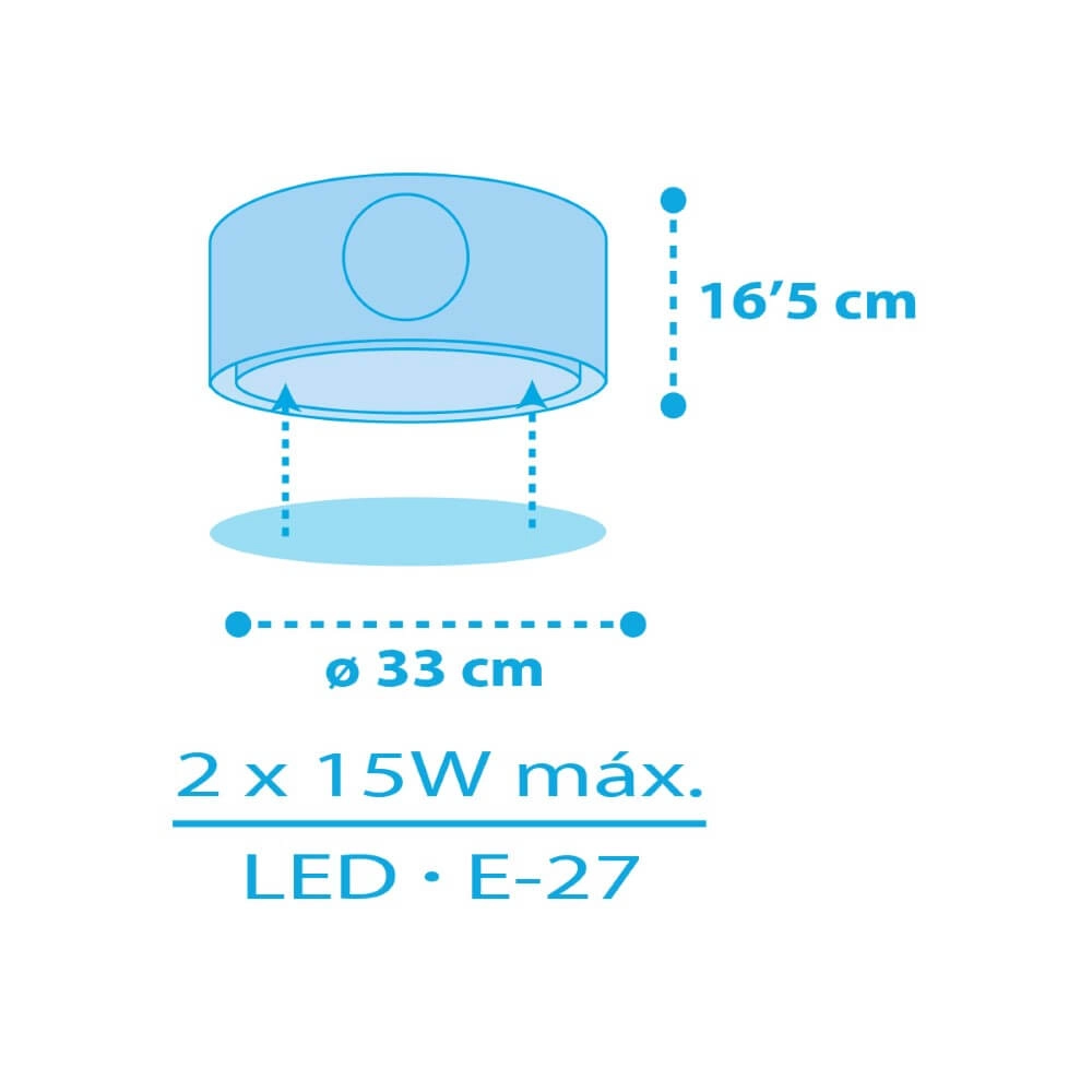 Children's room ceiling lamp Pirate Island Dalber 8420406003245