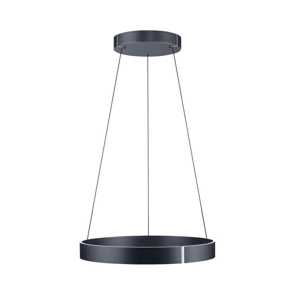 Round hanging lamp Pure E-Clipse gray Ø 70cm Paul Neuhaus 4012248372340