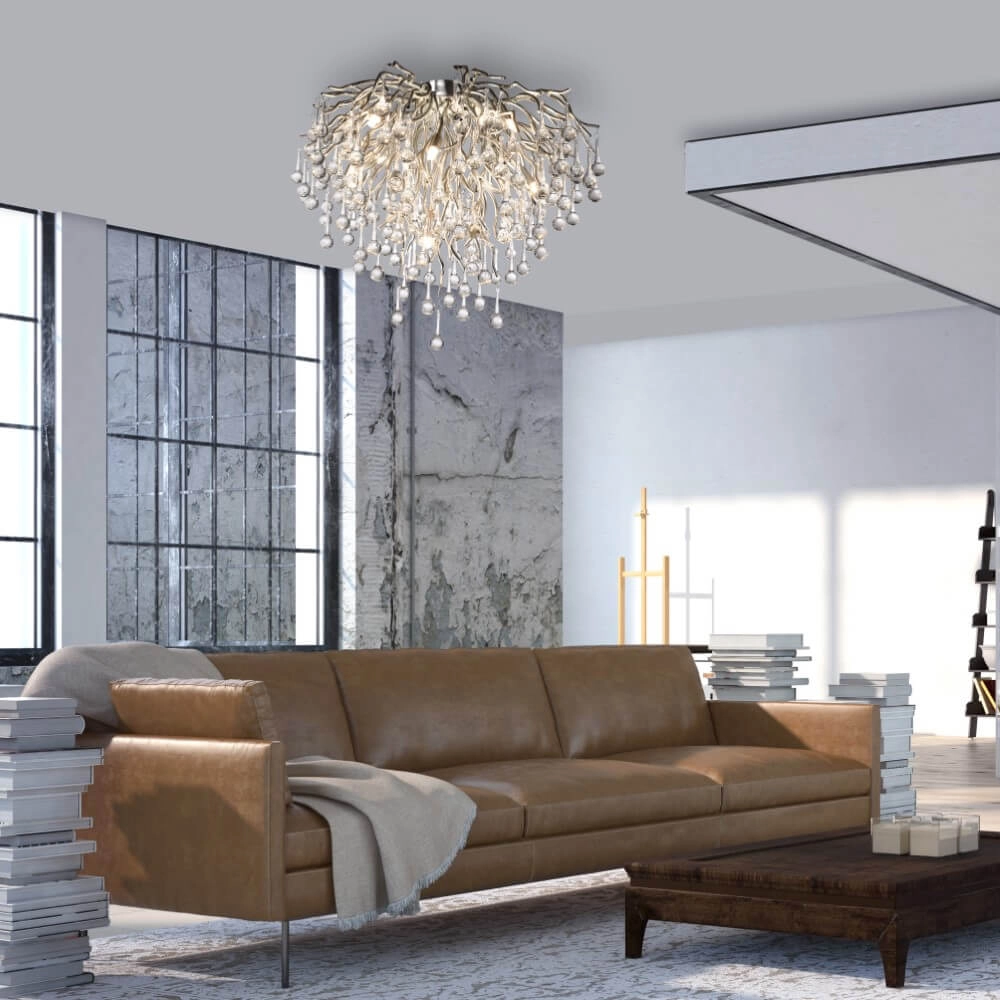 Chandelier Icicle metal 50cm Paul Neuhaus 4012248352090